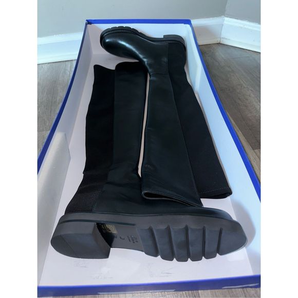 Stuart Weitzman
5050 Over-The-Knee Stretch-Leather Boots - Picture 6 of 8